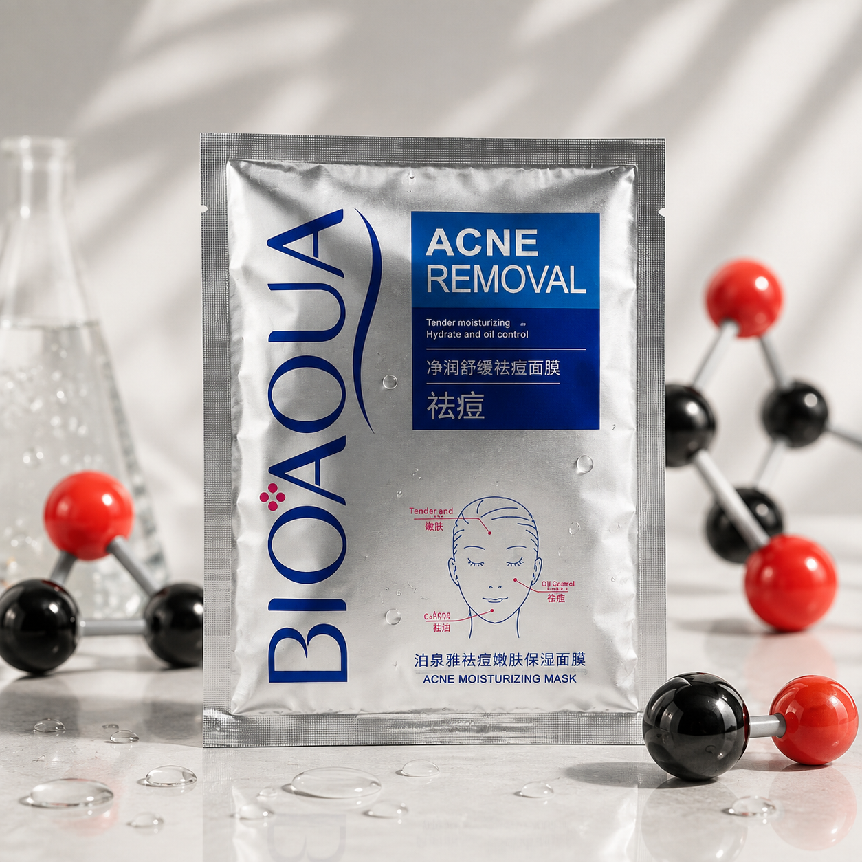 Bioaqua Acne Removal Facial Mask | Clear, Smooth & Hydrated Skin