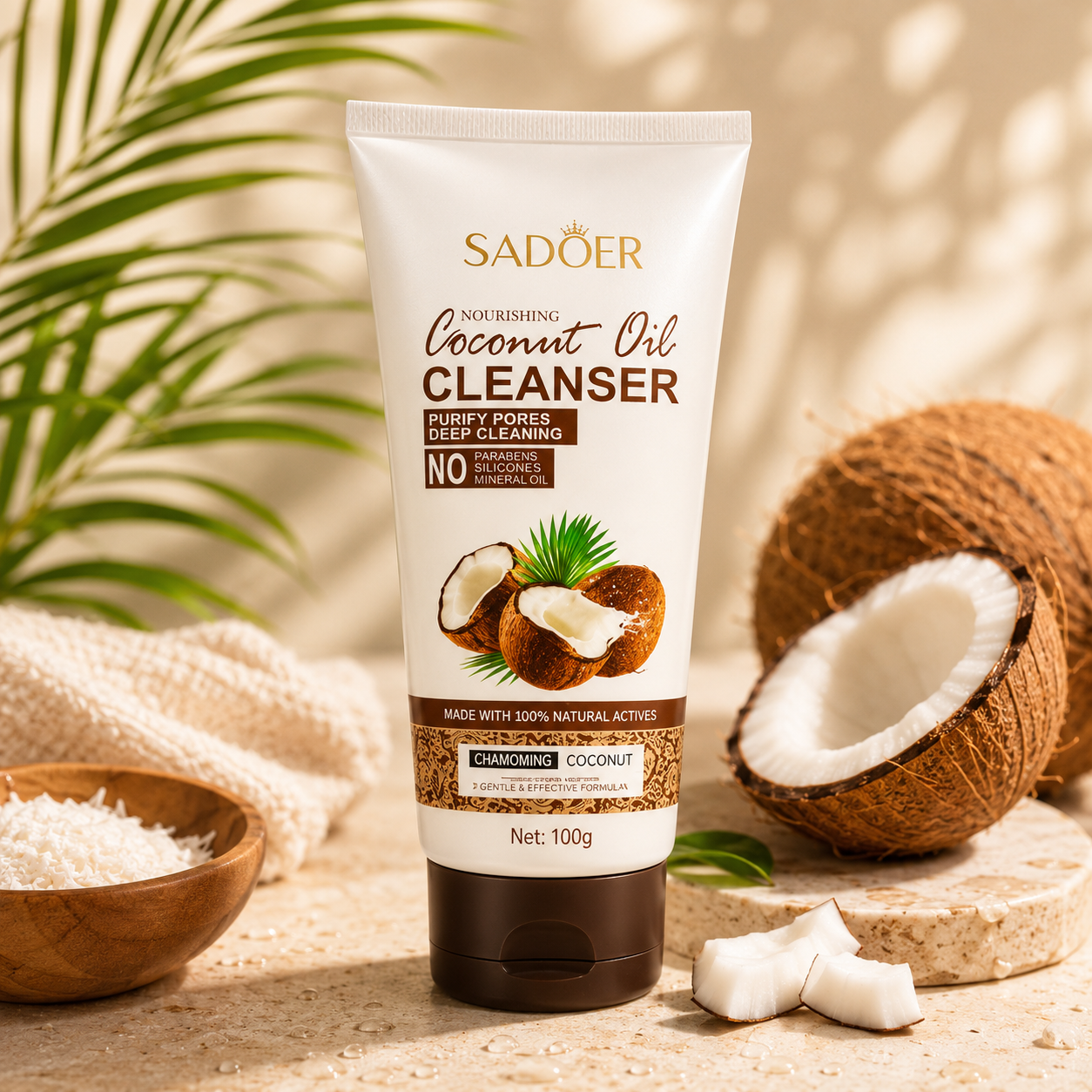Sadoer Coconut Oil Face Cleanser 100g