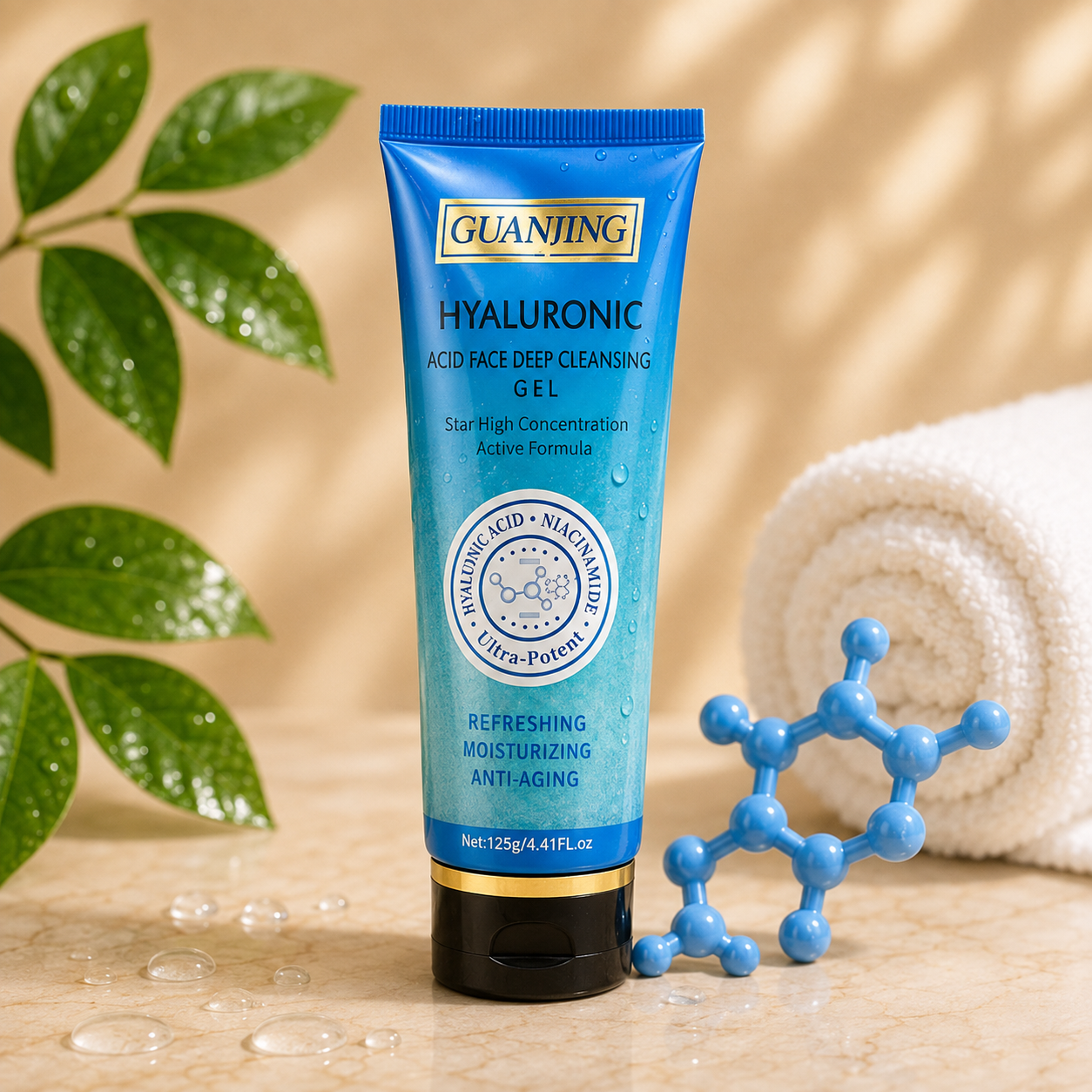 Guanjing Hyaluronic Acid Face Deep Cleansing Gel 125g