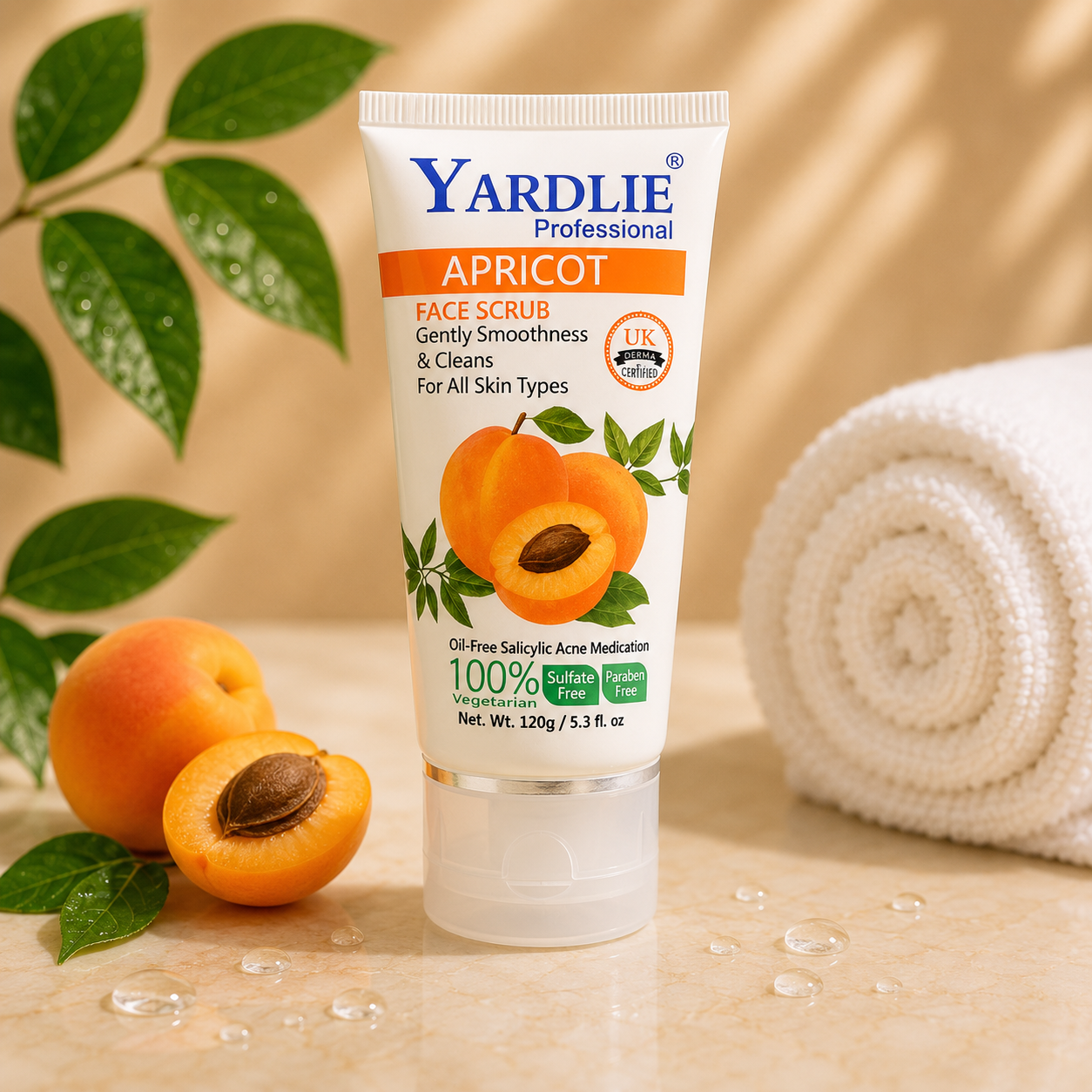 Yardlie Professional Apricot Face Scrub 120g