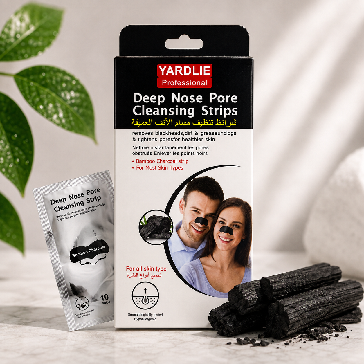 Yardlie Deep Nose Pore Cleansing Strips Bamboo Charcoal 10 Strips