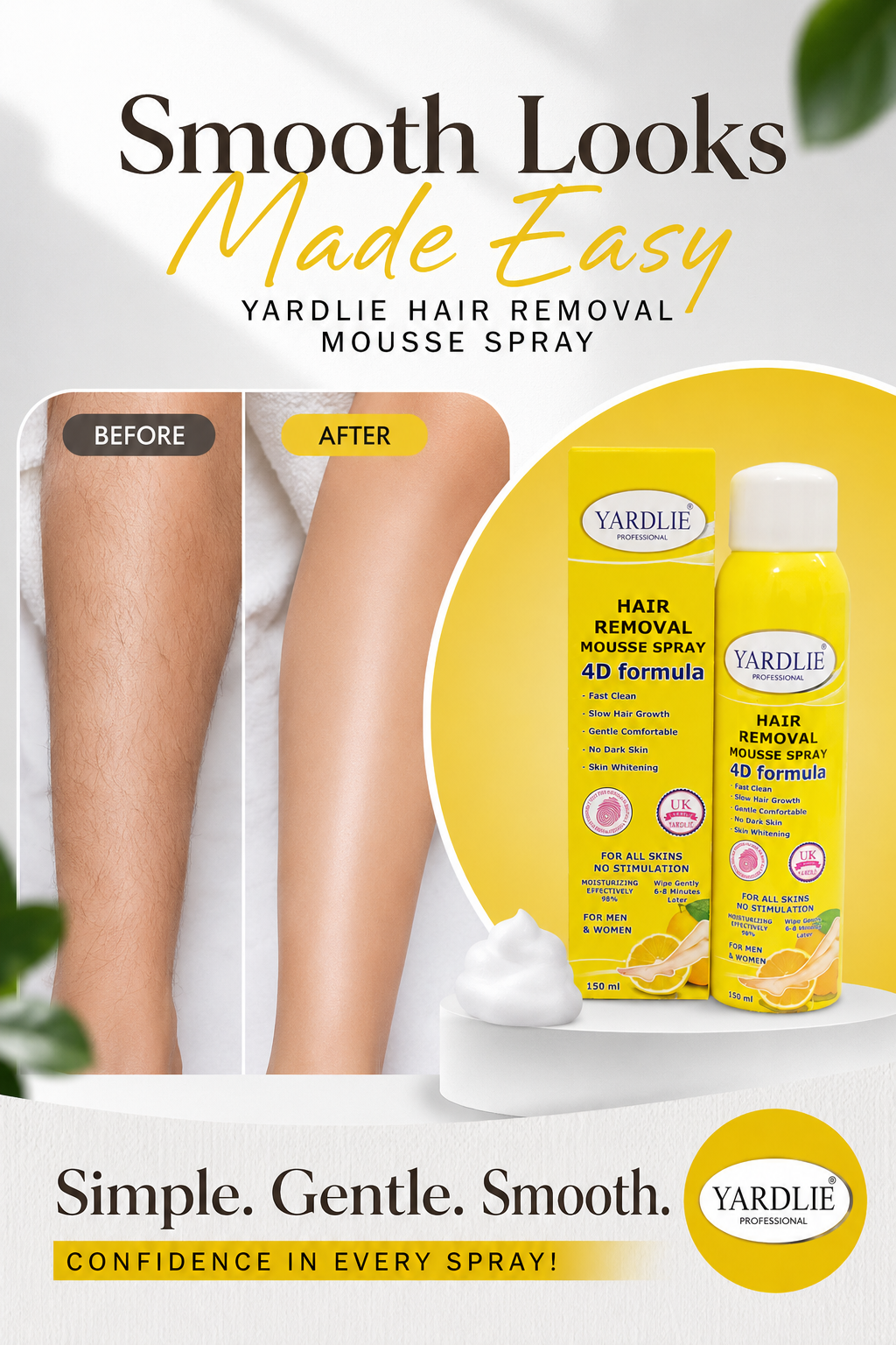 Yardlie Instant Hair Removal Spray