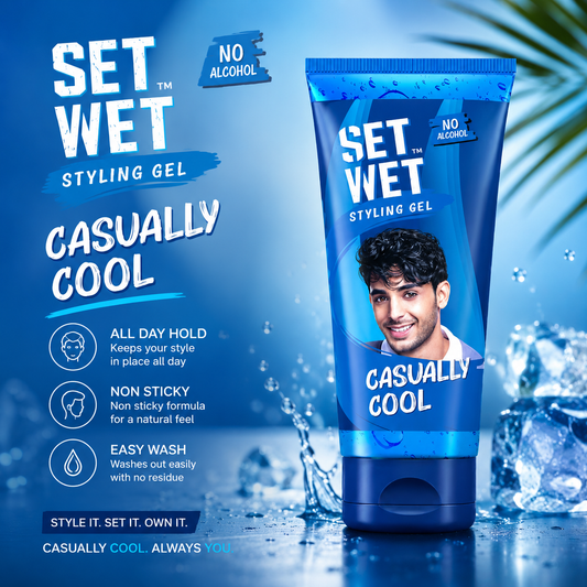 Set Wet Styling Gel Casually Cool 100g