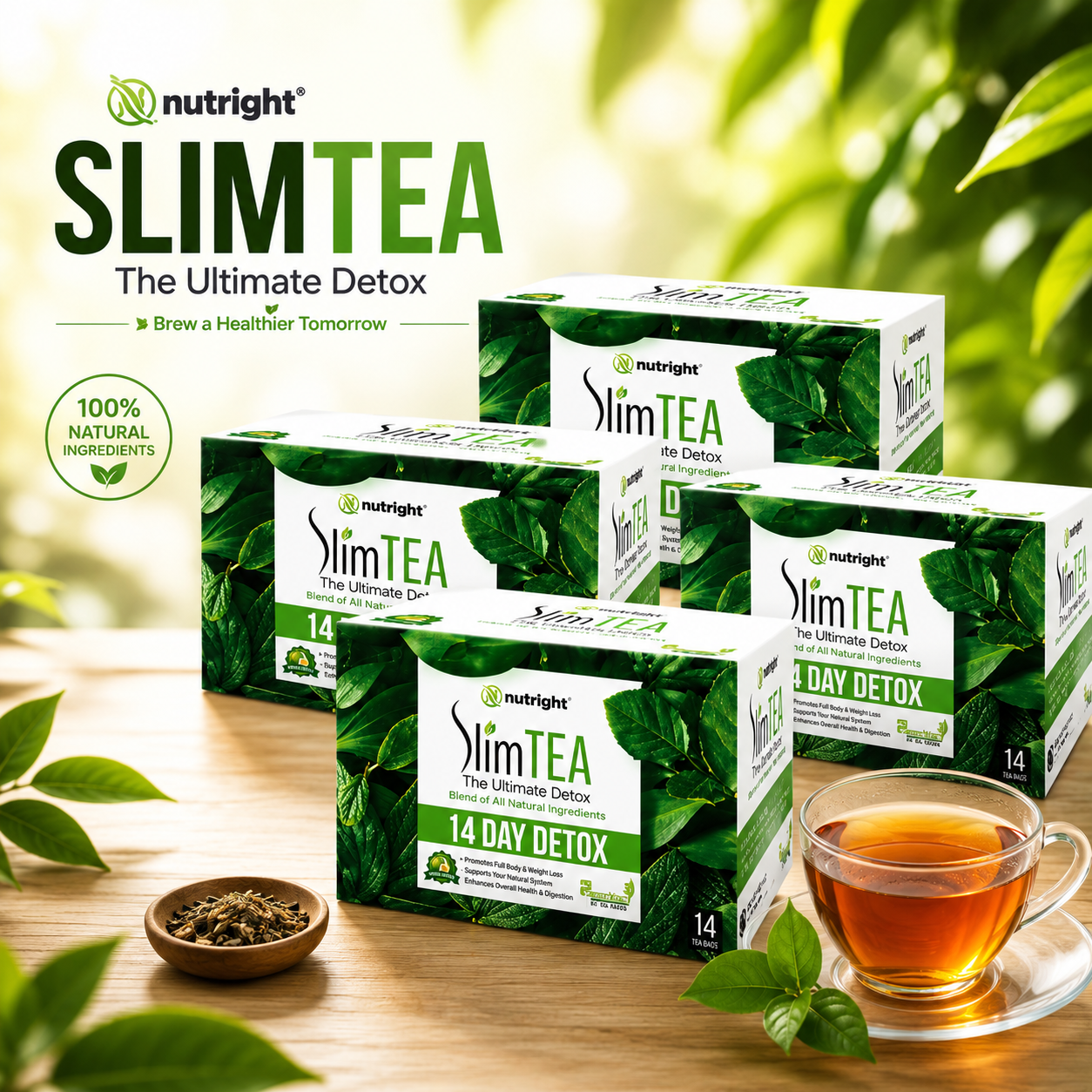 Buy 3 SlimTea & Get 1 Free