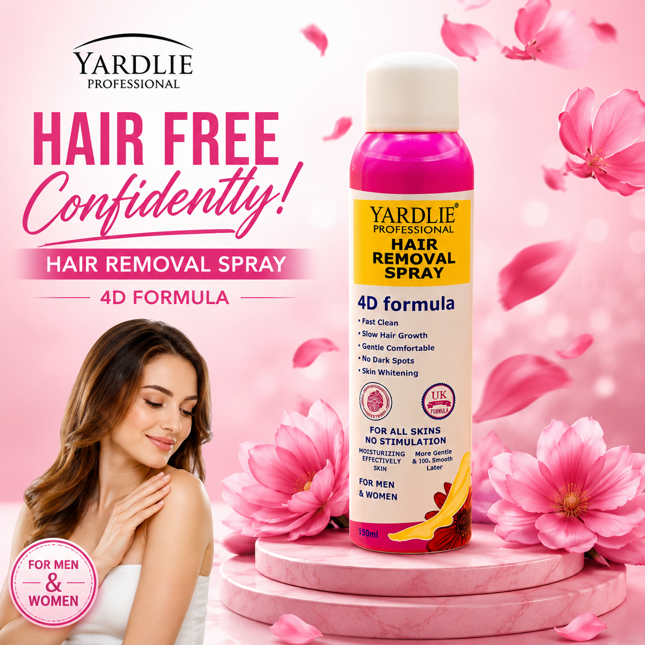 Yardlie Professional Hair Removal Spray 180ml