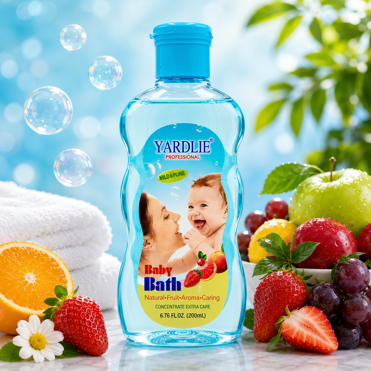 Yardlie Professional Baby Bath | Mildness | 200ML