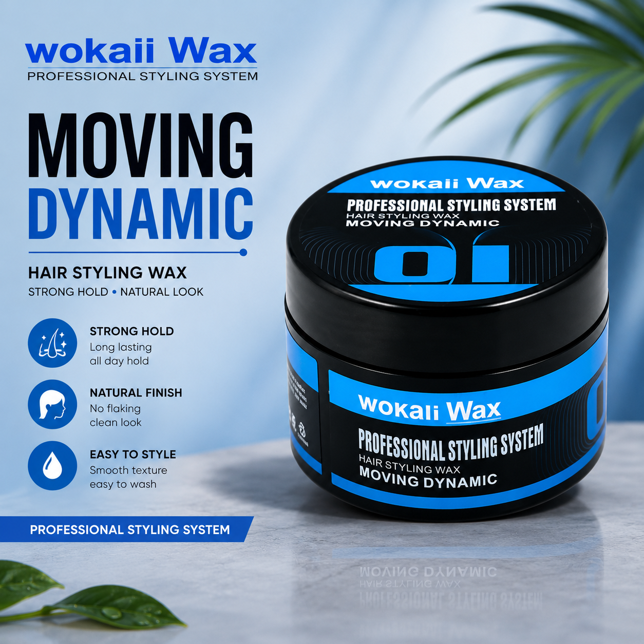 Wokali Wax Professional Styling System Moving Dynamic 150g - 01