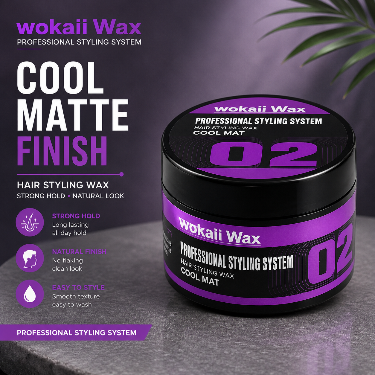 Wokali Wax Professional Styling System Cool Mat 150g-02