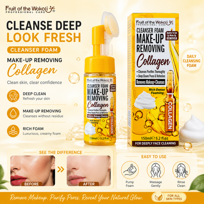 Fruit Of the Wokali Professional Care Cleanse Deep Cleanser Foam Collagen